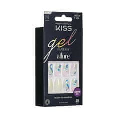 KISS Gel Fantasy Allure Gel Nails - Barvni trak 28 kosov