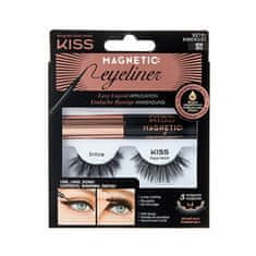 KISS Magnetne umetne trepalnice s črtalom za oči Eyelash Kit 03 (Magnetic Eyeliner)