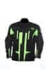 NF 2201 Dolga tekstilna jakna neon zelena XXXL