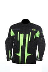 MAXX NF 2201 Dolga tekstilna jakna neon zelena XXXXL