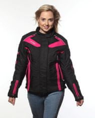MAXX NF 2400 Ženska tekstilna jakna črno vijolična XL