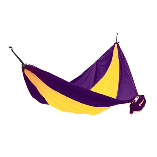 King Camp Padalska viseča mreža - vijolično-rumena