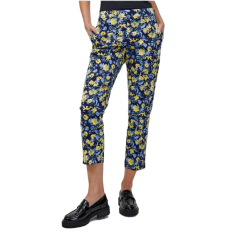 Orsay Rumeno-modre hlače s cvetličnim vzorcem ORSAY_356242-520000 32