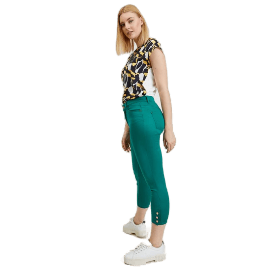 Orsay Zelene ženske hlače s krojenim robom ORSAY_372099-861000