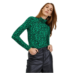 Orsay Zelena ženska majica z vzorcem ORSAY_178182-867000 XS