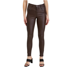Orsay Temno rjave ženske usnjene hlače ORSAY_319257-764000 34