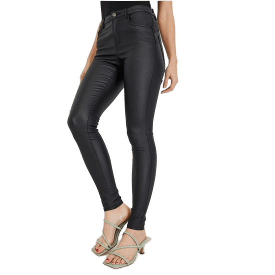 Orsay Črne ženske usnjene hlače ORSAY_319259-660000