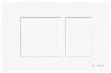 Schwab SCHWAB CERES nadzorna plošča, 246x159mm, bela sijaj, plastika