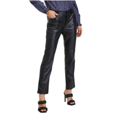Orsay Črne ženske hlače iz usnja ORSAY_353135-660000 40