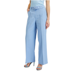 Orsay Svetlo modre ženske hlače s širokim pasom in pasom ORSAY_355041520000 36