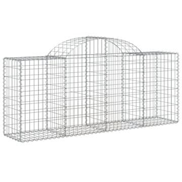 Vidaxl Obokana gabonska košara 200x50x80/100 cm pocinkano železo