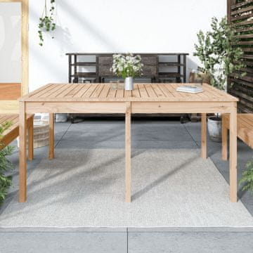 Vidaxl vidaXL Vrtna miza, 159,5 x 82,5 x 76 cm, masivni borov les