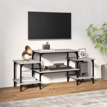 Vidaxl vidaXL TV omarica, siva, hrast sonoma, 117x35x52 cm