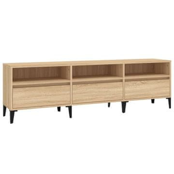 Vidaxl TV omarica sonoma hrast 150x30x44,5 cm inženirski les