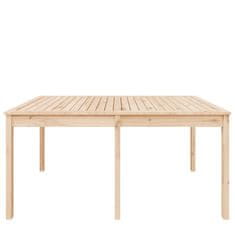 Vidaxl Vrtna miza 159,5x82,5x76 cm trdna borovina
