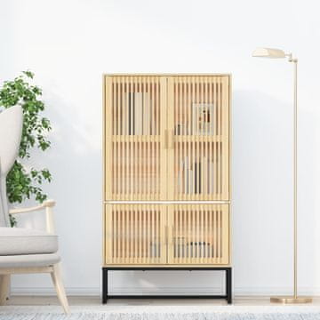 Vidaxl vidaXL Visoka omarica 70x35x125 cm, material na osnovi lesa