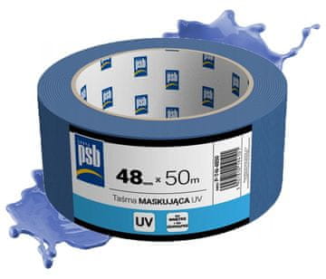 SILA Modri UV maskirni trak PSB 48 mm x 50 m