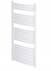 shumee LUPO kopalniški radiator z obešalnikom za brisače 124x53 cm bel