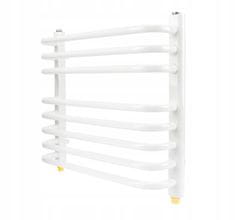 shumee Kopalniški radiator SUN z obešalnikom za brisače 48x55 cm bel