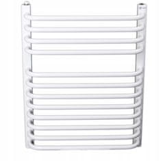 shumee Kopalniški radiator SUN z obešalnikom za brisače 68x55 cm bel