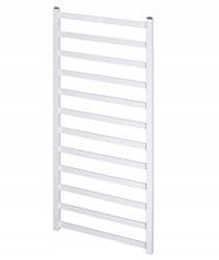 shumee Kopalniški radiator Raro z obešalnikom za brisače 122,5 x 53 cm, bel