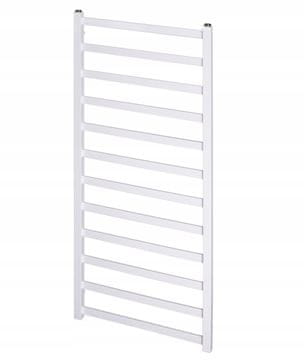 shumee Kopalniški radiator Raro z obešalnikom za brisače 122,5 x 53 cm, bel