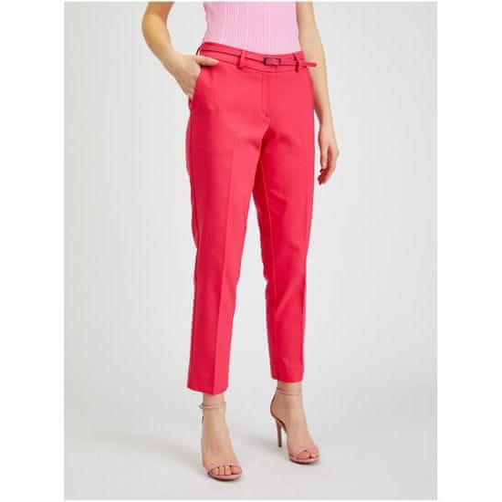 Orsay Temno roza ženske hlače s pasom ORSAY 40 ORSAY_356250324000