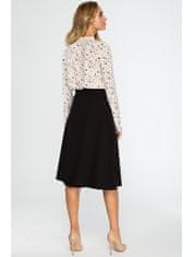 Style Stylove Žensko krilo midi Fenibeth S133 črna XL