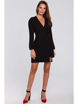 makover Ženska mini obleka Vilte K034 črna