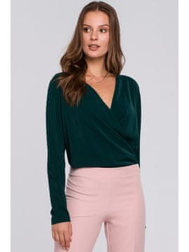 makover Ženska bluza Estrinwen K037 temno zelena