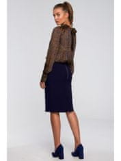 Style Stylove Ženska bluza Fenifach S235 črno-rjava S