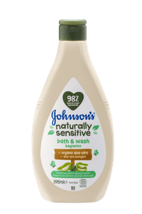  Johnson's baby Naturally Sensitive gel za prhanje, 395 ml