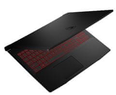 MSI Katana GF66 gaming prenosnik, i5-12500H, 8GB, SSD512GB, RTX3050Ti, 15,6FHD, DOS (9S7-158424-654)