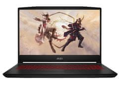 MSI Katana GF66 gaming prenosnik, i5-12500H, 8GB, SSD512GB, RTX3050Ti, 15,6FHD, DOS (9S7-158424-654)