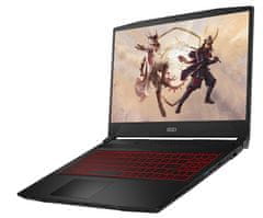 MSI Katana GF66 gaming prenosnik, i5-12500H, 8GB, SSD512GB, RTX3050Ti, 15,6FHD, DOS (9S7-158424-654)