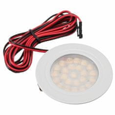 LED pohištvena svetilka 1,8W 12V 6500K 180lm IP20 vgradna BELA