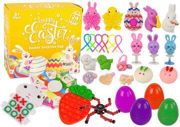 slomart LEAN TOYS Velikonočni Fidget Toys set - 24 kosov