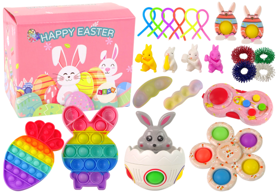 shumee Velikonočni set igrač Fidget Toys Pop It 25 kosov