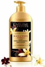 Eveline Cosmetics Losjon za telo Luxury Expert Black & White Vanilla, 350 ml