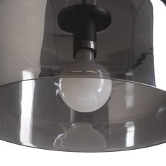 BigBuy Stropna svetilka Crystal Grey 40 x 40 x 120 cm