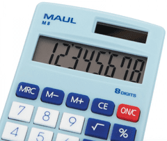 MAUL žepni kalkulator M8, moder (ML7261034)