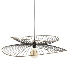 Atmosphera Stropna svetilka Atmosphera Alara 40W črna (Ø 69,5 x 17,5 cm)