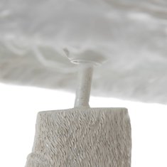 BigBuy Namizna svetilka 61 x 26 x 55 cm Bela Poliresin