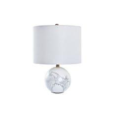 DKD Home Decor Namizna svetilka DKD Home Decor White Golden Metal 50 W 220 V 36 x 36 x 52 cm