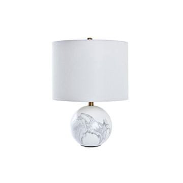 DKD Home Decor Namizna svetilka DKD Home Decor White Golden Metal 50 W 220 V 36 x 36 x 52 cm