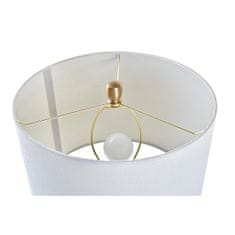 DKD Home Decor Namizna svetilka DKD Home Decor White Golden Metal 50 W 220 V 36 x 36 x 52 cm