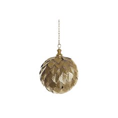 DKD Home Decor Stropna svetilka DKD Home Decor Zlata (30 x 30 x 39 cm)