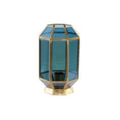 DKD Home Decor Namizna svetilka DKD Home Decor Crystal Blue Golden 220 V Brass 50 W Modern (18 x 19 x 29 cm)