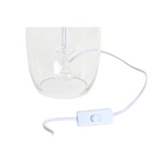DKD Home Decor Namizna svetilka DKD Home Decor Crystal Transparent White Light grey 30 x 30 x 54 cm (2 enoti)