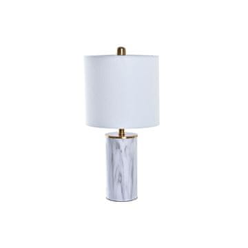 DKD Home Decor Namizna svetilka DKD Home Decor Golden White 220 V 50 W Modern (23 x 23 x 47 cm)